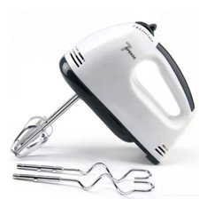 Handmixer 7 Geschwindigkeiten – Elektrischer Handmixer für Teig, Kuchen und Ei.