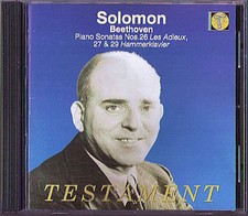 SOLOMON: BEETHOVEN Piano
