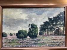 Gemälde Norddeutschland Heide