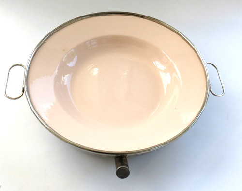 Vintage warmhalte teller mit - warmhalte,