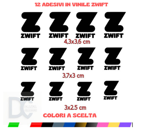 Kit aufkleber zwift vinyl - kit,