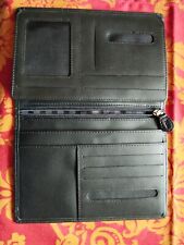 TCM Geldbörse Portemonnaie Brieftasche Geldbeutel Kunstleder Schwarz Klassisch