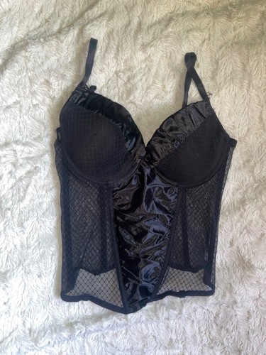 Schwarzes bustier sexkiss - schwarzes,