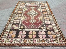 Turkish Small Rug, Carpet, 4X7