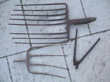 Bodenfund : uralte Gabel, Heugabel, Mistgabel, Garten,  Bauer, Zange, Deko