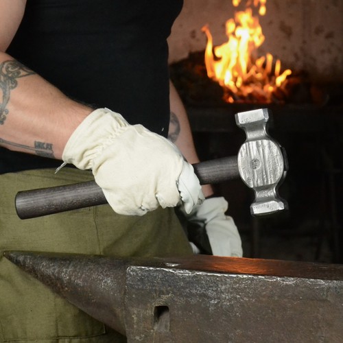 Handgeschmiedeter rundhammer - handgeschmiedeter,