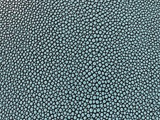 Kunstleder Meterware mit Rochen Struktur TÜRKIS Matt Glanz Effekt Lichtecht 