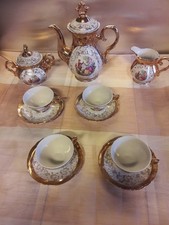 kaffee service   Mokkaservice 4 Personen Porzellan made in italien selten