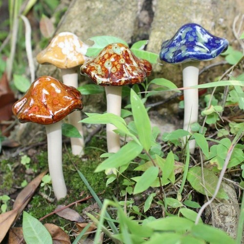 Keramik fliegenpilze pilze - 4,