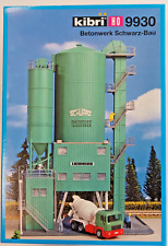 Kibri 9930 ( 39930 ) H0 Betonwerk Schwarz-Bau in OVP (U)