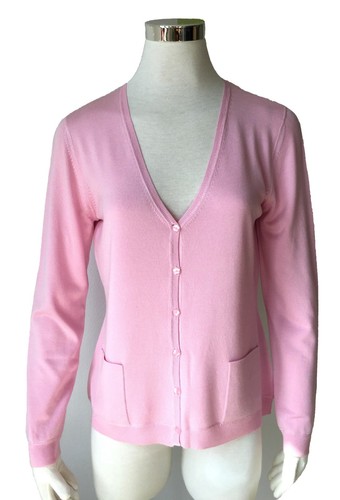 Feinstrick jacke aus seide - v,