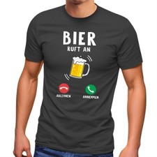 Herren T-Shirt grillen Bier
