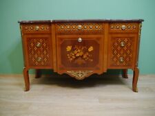 Louis Seize Kommode Rosenholz, Palisander mit Bronze Beschlägen um 1950