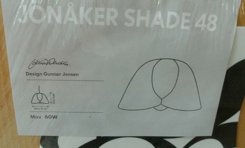 Ikea jönaker shade - ikea, 48