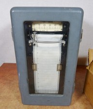 AEG PUNKTSCHREIBER Linienschreiber Mechanisch mit Aufzug + Schlüssel & Rollen