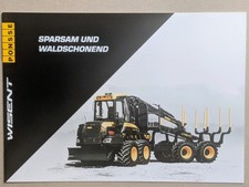 PONSSE WISENT Forwarder Holz Baum Rückezug Forstmaschinen Prospekt Schlepper
