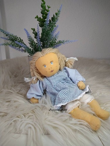 Stoffpuppe mädchen cm - stoffpuppe,
