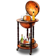 Barwagen Holz Globusbar