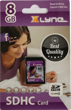 XLYNE  SDHC Card 8 GB Class 4