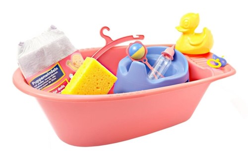Puppen badewanne mit - puppen-badewanne, zubehör