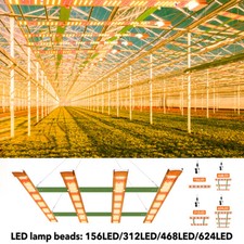 400W-1600W LED Grow Light Pflanzenlampe Vollspektrum Gewächshaus Wachstumslicht