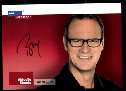 Thomas bug wdr autogrammkarte - thomas,