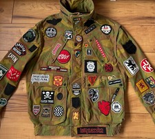 100%ORIG DSQUARED PATCHES CAMOUFLAGE 2 in 1 JACKE/WESTE GR.56 F/W 21 S74AM1169