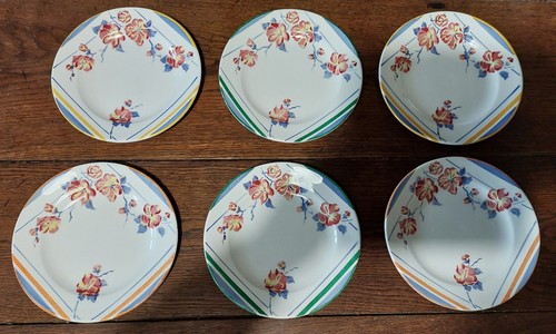 Dessertteller serie von sechs - serie,
