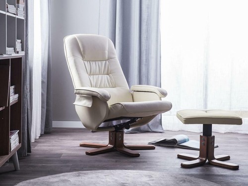 Leder massagesessel - leder,