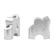 Lenkererhöhung Tourtecs 30mm silber Alu für Lenker mit Ø 22mm 7/8" gebraucht