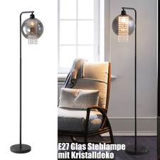 Stehlampe Schwarz E27