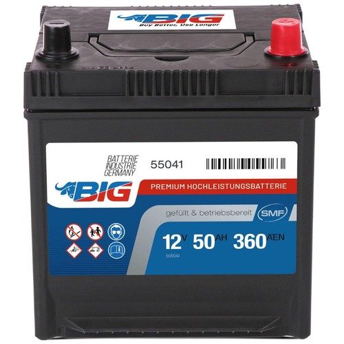 Autobatterie 50ah big premium - autobatterie,