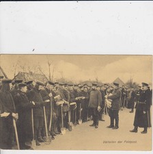 AK Militär WK1 - Front Deutsche Soldaten Verteilen der Feldpost Briefe 1916