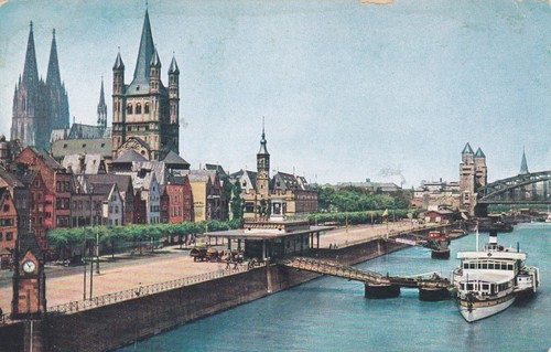 Deutsches reich köln rhein - ak,