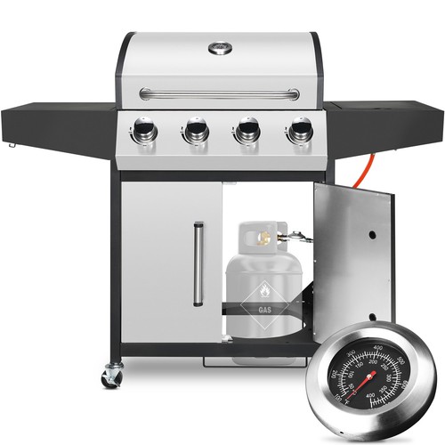 Edelstahl gasgrill grillwagen - gasgrill,