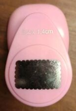 efco Stanzer, Rechteck gezahnt, Motivstanzer, Kern: Metall 2,2 x 1,4 cm