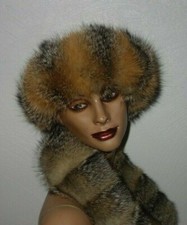 Fuchs Pelz Stirnband Griesfuchs Echt Fell Haarband Pelzkragen Pelzmütze Schal