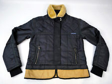 Chevignon Jacke schwarz Damen Gr. S Teddy Bund und Kragen vintage Cosmos