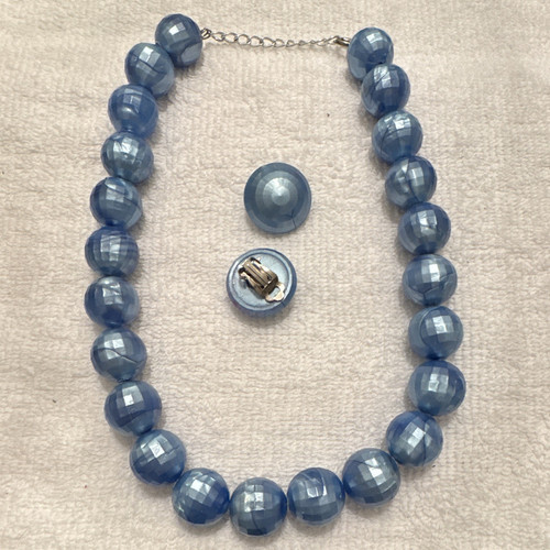 Schmuckset blau silberfarben - schmuckset, blau/silberfarben