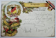 Eisenach Ortsgruppe des deutschen völkischen Wartburg Bundes ca. 1900 Schneeberg