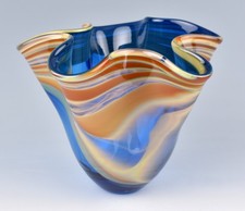 Peter Layton London Glassblowing Studio 'Ariel' Collection Flared Glass Vase