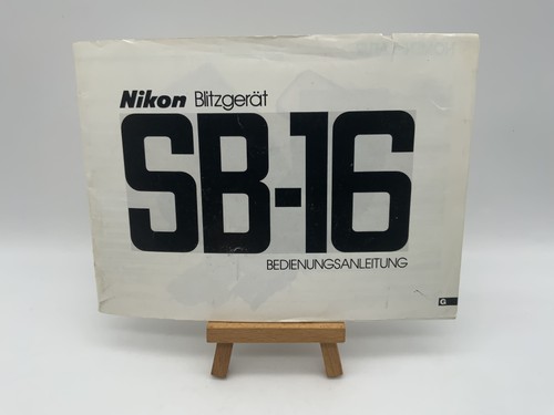 Nikon gebrauchsanweisung - sb-16,