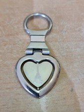 Schlüsselanhänger Frankreich Paris Herzform drehbar