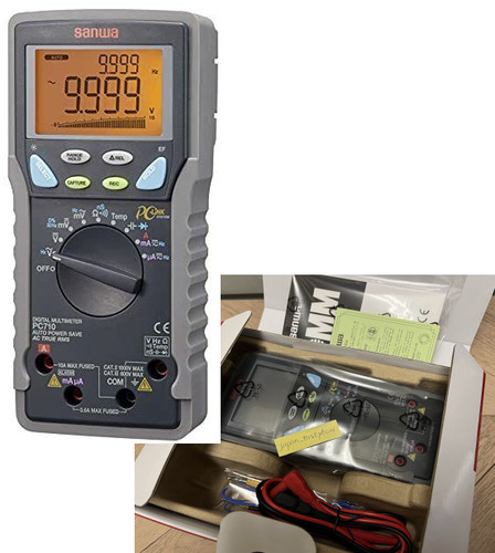 Sanwa pc710 digital multimeter - digital,