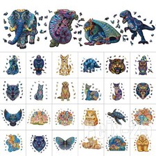 Dinosaurier Jigsaw Puzzles Tiere Holzpuzzle Spielzeuge Familienspiel Geschenken