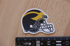Aufkleber / Sticker College Football Michigan Wolverines Helm