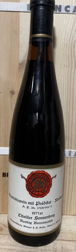 1971 riesling beerenauslese - riesling,