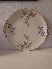 Porzellanteller, Bavaria Schirnding , Blumendekor, Goldrand  30cm Prunkteller /