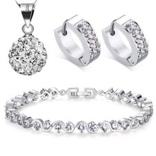 SCHMUCKSET 925 STERLING SILBER