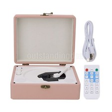   CD Player Portable Disc Player with Infrared Remote Control Pink ot25 #A6-29
